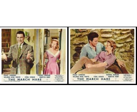 March Hare 1956 Original Set Of Lobby Cards. Condition C9 near mint, see glossary for condition scale. The March Hare, the 19