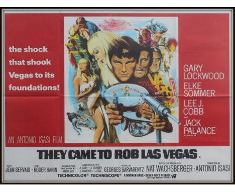 They came to Rob Las Vegas UK quad folded. Condition C8 very fine, see glossary for condition scale. They Came to Rob Las Veg
