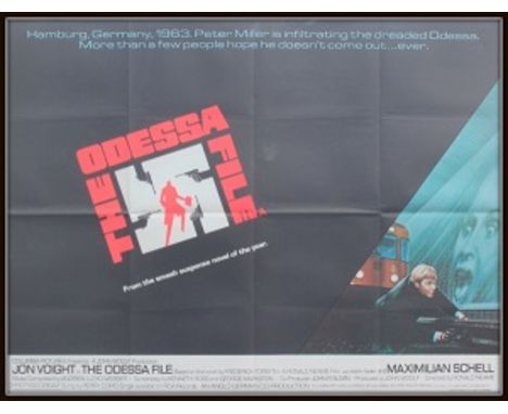 The Odessa file UK quad folded. Condition C9 near mint, see glossary for condition scale. On 22 November 1963, the day John F