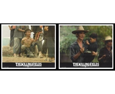 The Killing Fields 1984 Original Set Of Lobby Cards. Condition C9 near mint, see glossary for condition scale. The Killing Fi