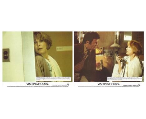Visiting Hours 1982 Full Set Of Lobby Cards. Condition C9 near mint, see glossary for condition scale. Visiting Hours (also k