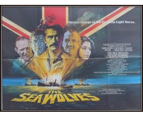 Sea Wolves UK quad folded. Condition C9 near mint, see glossary for all condition scales. The Sea Wolves is a 1980 war film s
