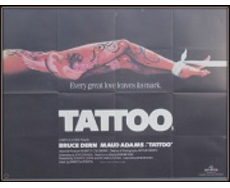 Collection of 5 Movie posters. Tattoo Condition C9 near mint, see glossary for condition scale. Tough guys dont dance Conditi