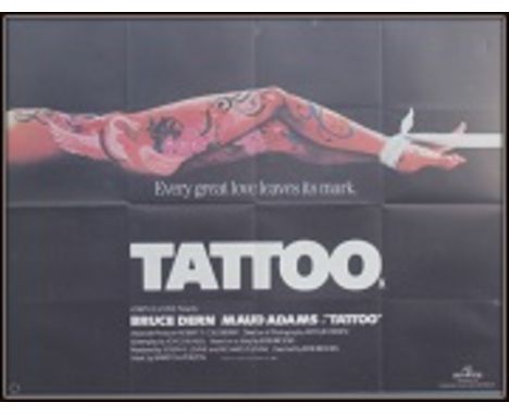 Collection of 5 Movie posters. Tattoo Condition C9 near mint, see glossary for condition scale. Tough guys dont dance Conditi