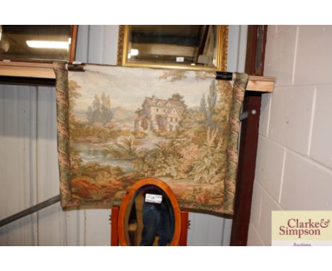 A Brussel tapestry style wall hanging 