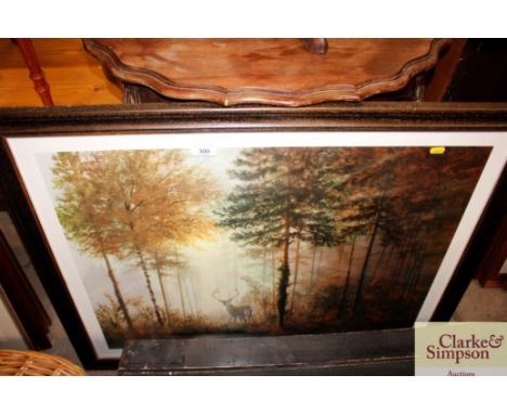 A "Quiet Forest" print 