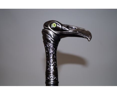 Walking stick with eagle handle 