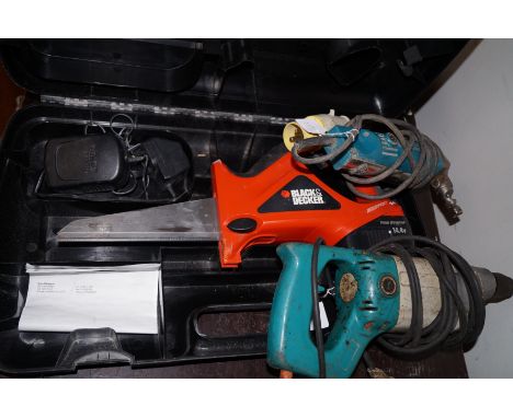 A Black&Decker saw and other tools