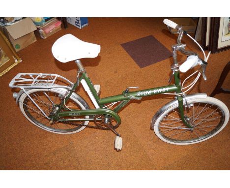 A vintage 1970's? Raleigh stowaway/foldaway bicycle 