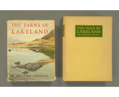 Two William Heaton Cooper signed First Edition books, "The Hills of Lakeland" and "The Tarns of Lakeland".