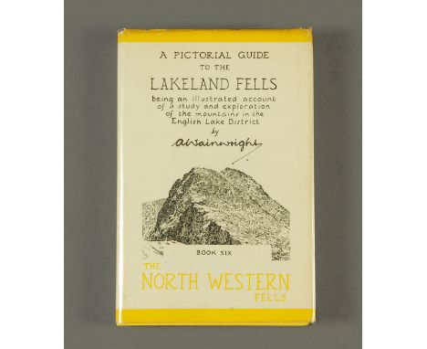 Alfred Wainwright First Edition, "The North Western Fells" Book 6.   CONDITION REPORT:  First Edition. 