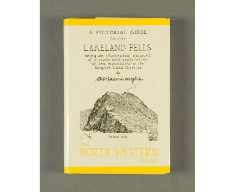 Alfred Wainwright First Edition, "North Western Fells" Book 6.    CONDITION REPORT:  First Edition but lot is partly priced c