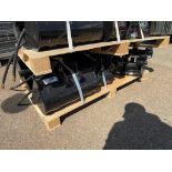 2025 AGT Mini Excavator Attachment Set 12EX-ATA w/ Bucket, Quick Hitch, Ripper, Rake, Auger, etc.