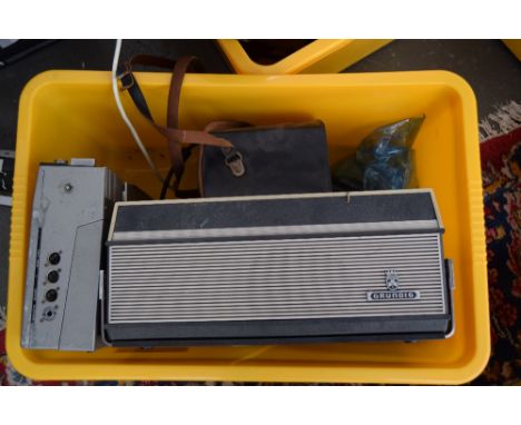 Polaroid Swinger Model 20 Land Camera, together with UHER 4000 Report Monitor, Grundig TK 120E Reel To Reel Tape Recorder, Ph