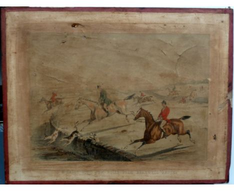 A selection of hunting themed prints including 'The Hunting Breakfast', 'Bullingdon on a summers afternoon' and others (4)