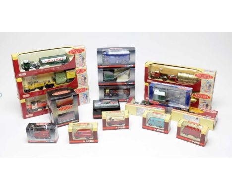 Boxed Corgi and Days Gone 'Trackside' scale model vehicles.