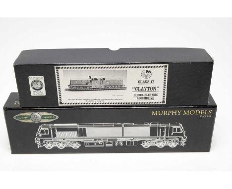 A Murphy Models scale model train, 1.76 scale, No. 203; together with a Class 17 'Clayton' diesel electric locomotive, made b