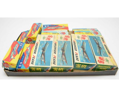 Boxed Friction Passenger and Commercial scale model aeroplanes.