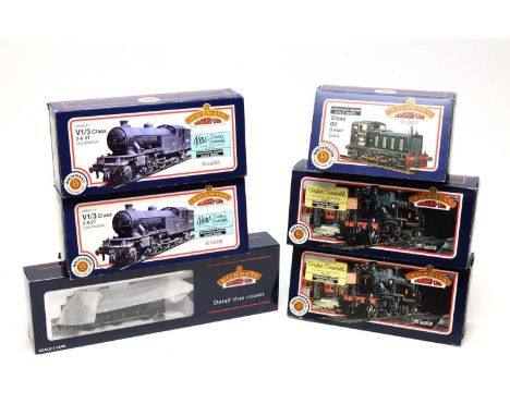Six Bachmann 00-gauge Branchline boxed trains, comprising: 31-861 J3964838 BR black E/crest stepped tender, 31-352 Class 030-