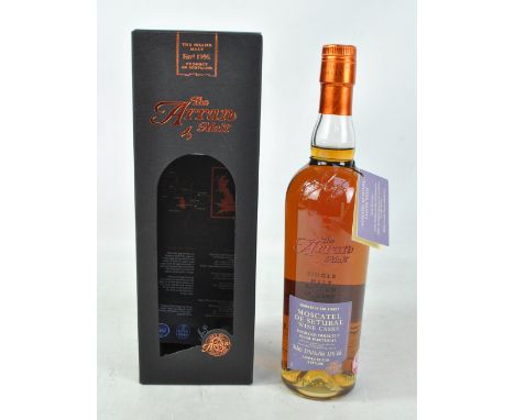 A boxed single bottle of Arran Limited Edition Bottling single malt Scotch whisky 'Finished in the finest Maoscatel De Setuba