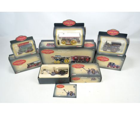 Seven Corgi vintage Glory of Steam model vehicles including limited editions 80110 'Fowler B6 Showmans Locomotive 'Onward' - 