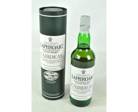 A single bottle of Laphroaig Cairdeas Islay single malt Scotch whisky, 70cl 55%, in presentation carton. CONDITION REPORT: Le