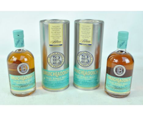 Two bottles of Bruichladdich Aged 15 Years 2nd Edition Islay single malt Scotch whisky, both 700ml 46%, both in presentation 