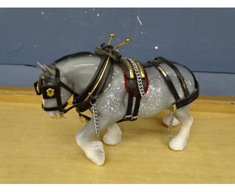 Sylvac dapple grey Shire horse&nbsp;