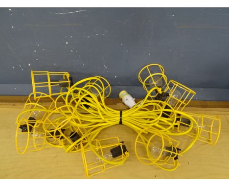 Site 110v festoon lighting with guards&nbsp;
