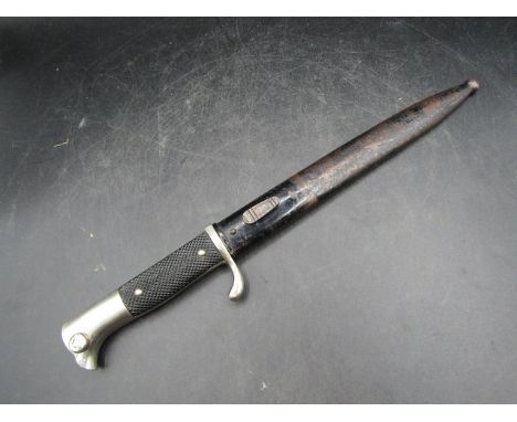 Solingen Carl Eikhorn bayonet with scabbard 35cm full length