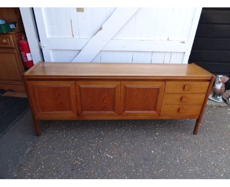 Mid century sideboard H74cm W183cm D45cm approx (in need of some light restoration as shown in pictures)&nbsp;