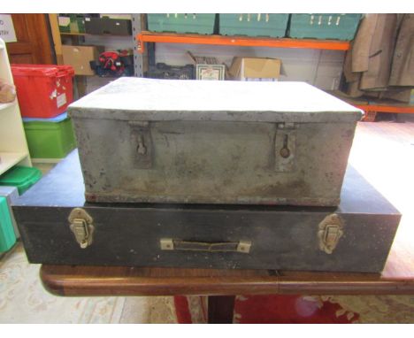 2 chests containing old tools