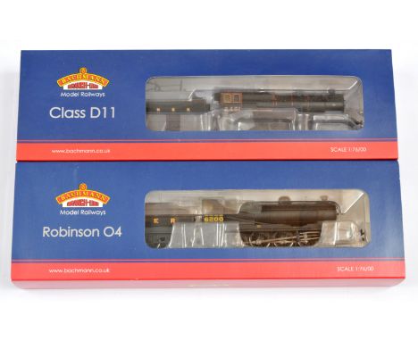 Bachmann 00 Gauge pair of LNER Steam outline Locomotives consisting of 31-137A 4-4-0 Loco &amp; Tender Black Class D11 'James