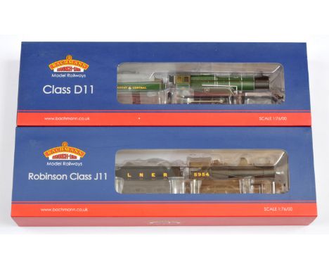 Bachmann 00 Gauge pair of Steam outline Locomotives consisting of 31-318A 0-6-0 Loco & Tender LNER Black Robinson Class J11 N