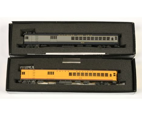 Bachmann Spectrum HO ENC Gas Electric (Doodlebug) Single Railcars (1) 81404 Baltimore &amp; Ohio blue and grey livery No.6005