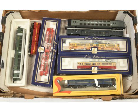 Lima Electric loco's, Rail &amp; Tramcars boxed. To include Twin Overhead Electric&nbsp; - Blue (no Markings); FS Italy Power