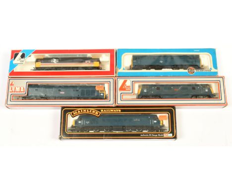 Lima, Mainline, Airfix OO Gauge Diesel Locos. Comprising Mainline Railways 37040 Co-Co BR blue Class 45 Peak No.45048 "The Ro