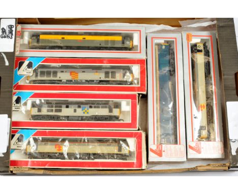 Lima group 6x boxed Diesel Locomotives. To include Class 47, 50 &amp; 52 Loco's, all have been either overpainted or varnishe