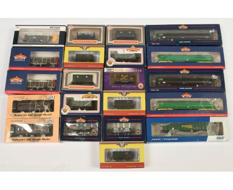 Bachmann /Dapol and other manufacturers 00 Gauge group of Goods and Passenger Rolling stock consisting of BP Bogie Tanker in 