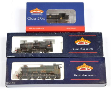 Bachmann 00 Gauge group of BR Steam outline Locomotives consisting of 31-776 4-6-0 Loco &amp; Tender Hall Class Green 'Mere H