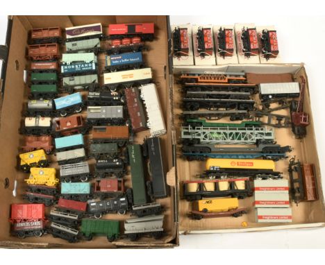 Tri-ang, Hornby, Lima &amp; others unboxed mixed rolling stock. To include Tri-ang R139 "Westwood Pickles" wagon; Tri-ang R22