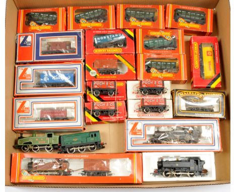 Hornby, Lima, Mainline group of Locomotives &amp; Wagons. To include Hornby R155 0-6-0 BR Green 13012 diesel shunter; Lima LN