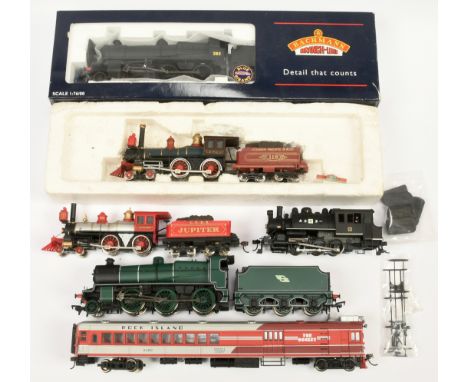 Bachmann &amp; Electrotren British &amp; American Loco's. To include Bachmann 2-6-0 Loco &amp; Tender Irish green livery; Bac