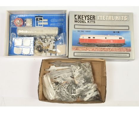 HO Keyser CO18 Bo-Bo DB Class V160 "Lollo" Diesel Kit unchecked for completeness but is in original box, also in lot further 