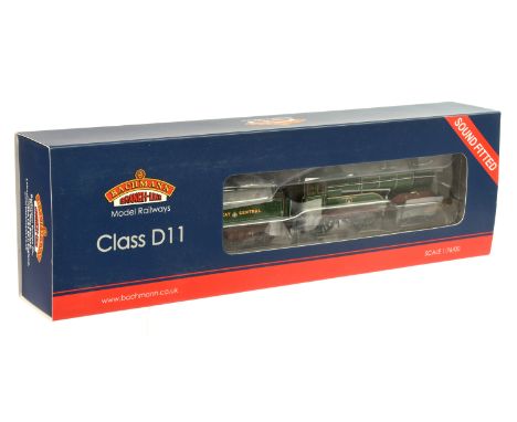 Bachmann 00 Gauge 31-147DS 4-4-0 Loco &amp; Tender Great Central lined Green class D11 'Zeebrugge' No.502. Factory Sound Fitt