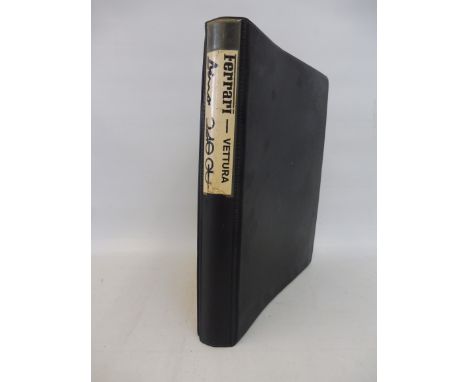 A Ferrari Dino 240 GT repair and workshop manual. 