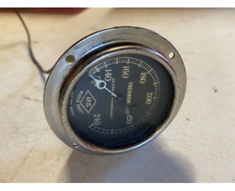 An ARIC 0-240F flange mounted thermometer/temperature gauge.