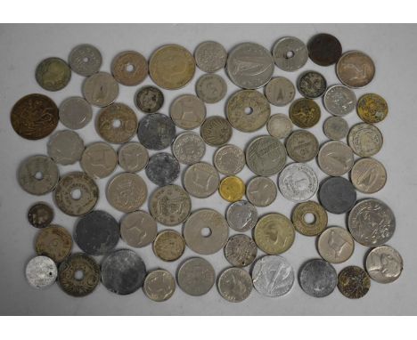 A Collection of Various Foreign Coinage to Comprise Silver Napoleon Coin etc 