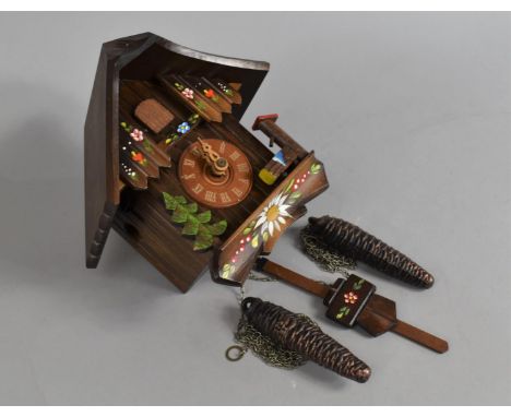 A Late 20th Century Wall Hanging Two Weight Cuckoo Clock 