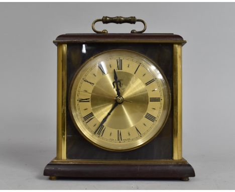 A Late 20th Century Mantel Clock with Battery Movement 